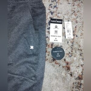 Kenneth Cole Active Gray Fleece Jogger
